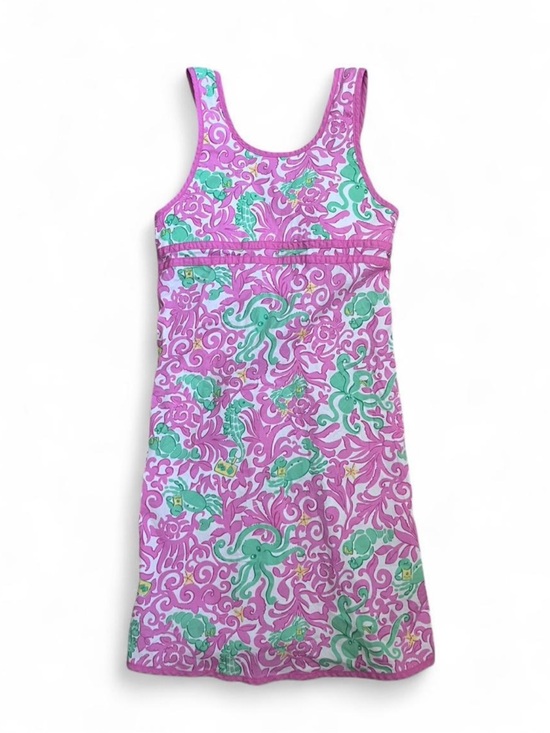 Lilly Pulitzer Other - Lilly Pulitzer Girls Shift Dress Size 8 Heading South Octopus Crab Novelty Fun